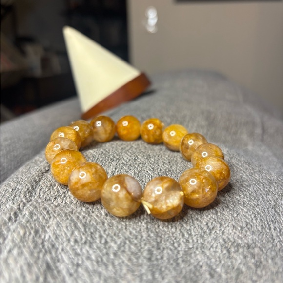 Fire Quartz Beaded Bracelet - Picture 3 of 8